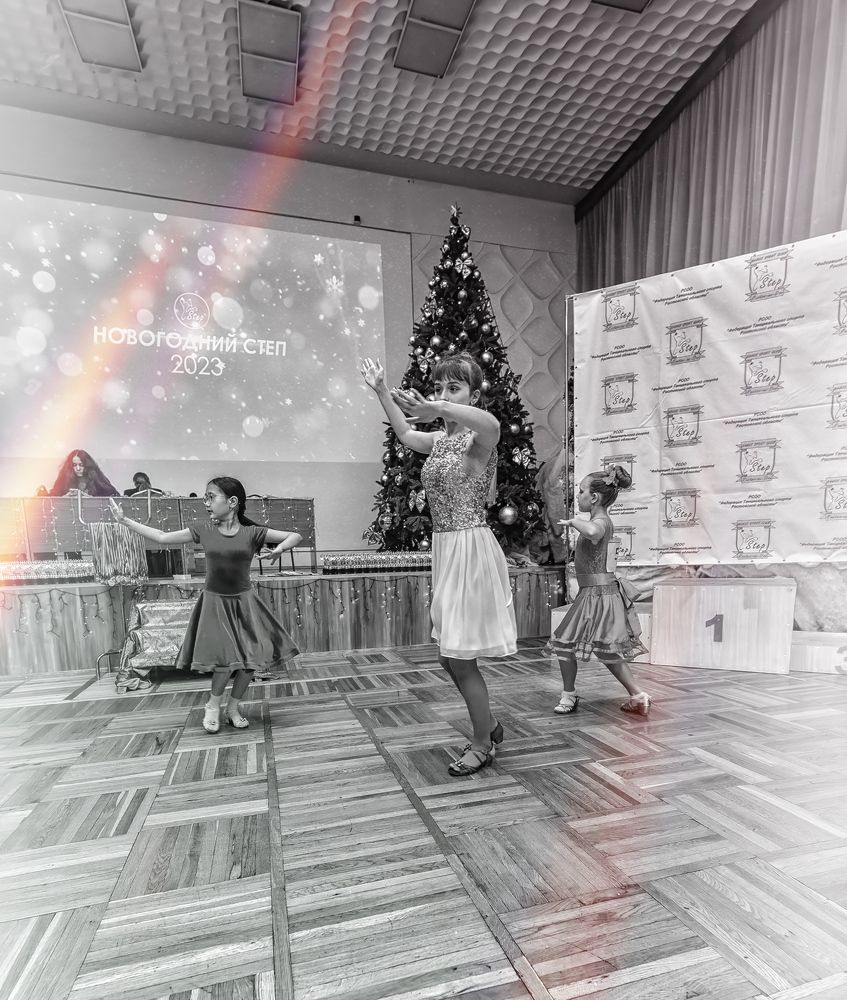 новогодний степ