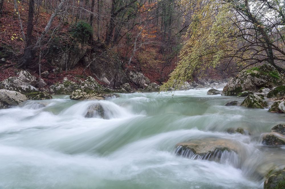Ноябрь в Большом каньоне Крыма.