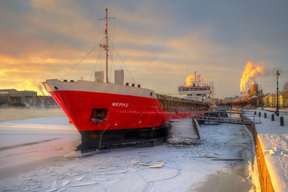 морозное утро...