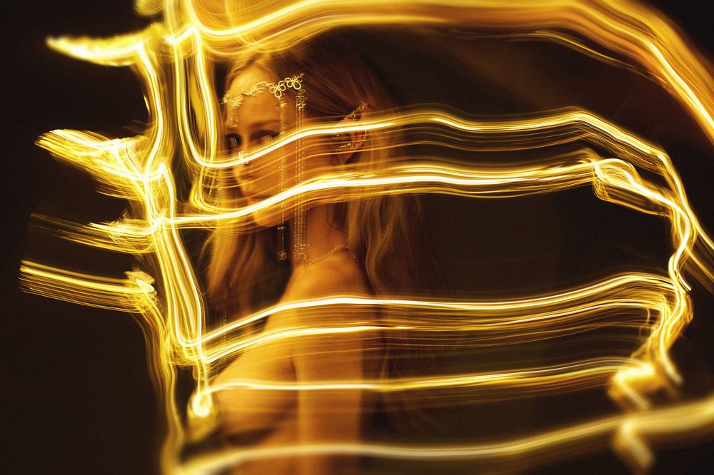 Golden light