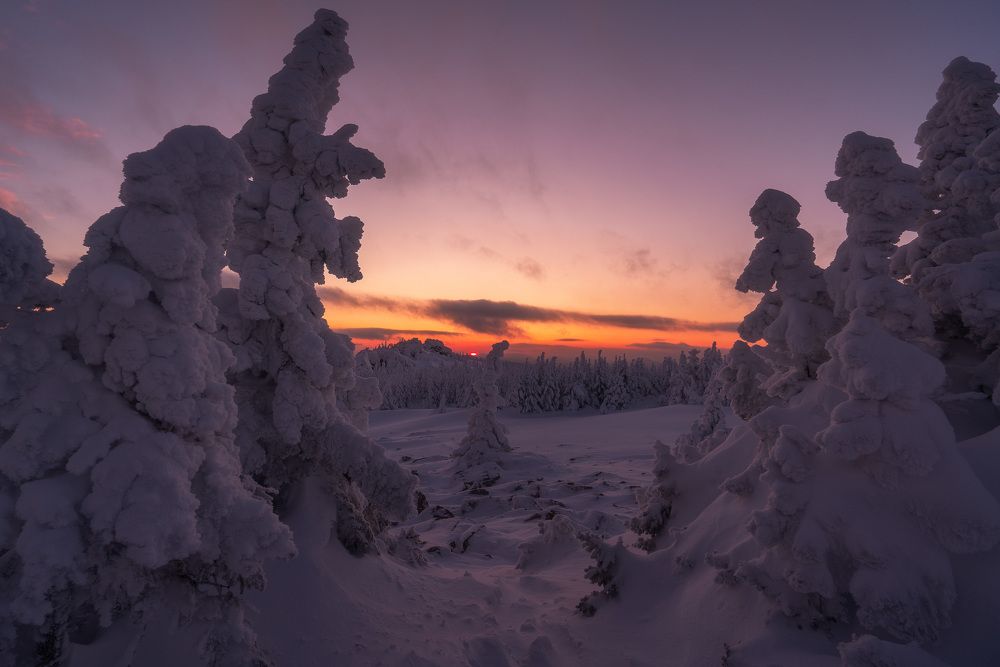 Закат На Хребте Зюраткуль