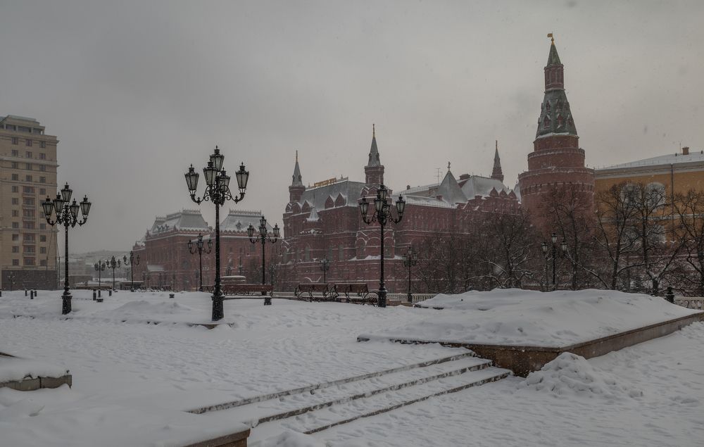 Зарисовки январским снежным утром