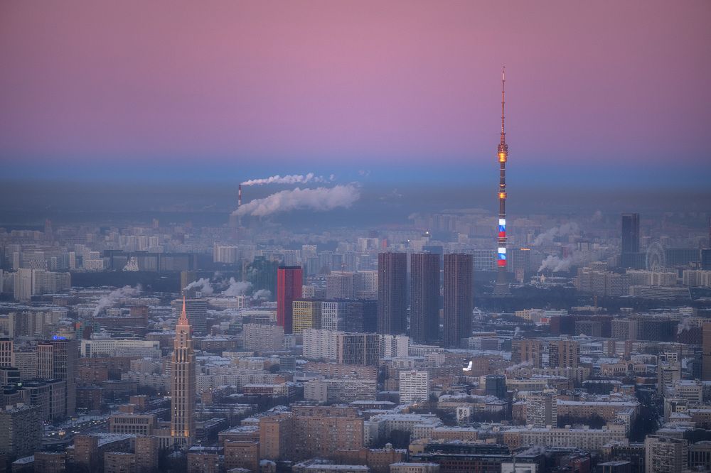 Останкинская телебашня.