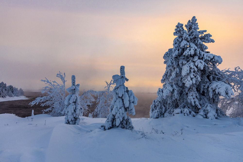 Засыпающее солнце