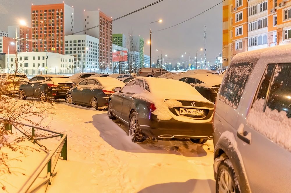 После вчерашней метели в Москве
