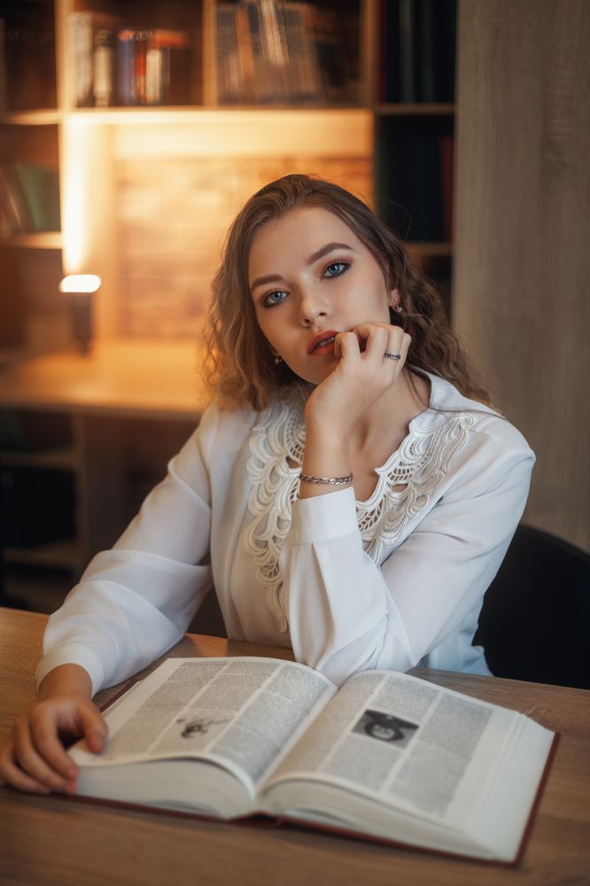 В библиотеке