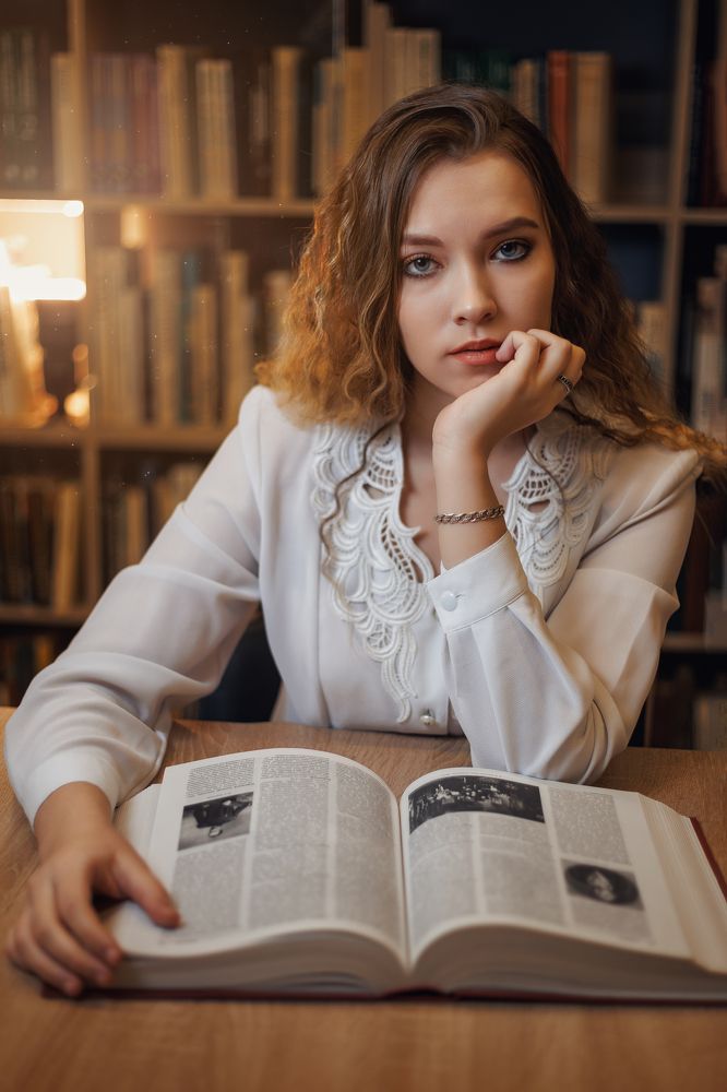 В библиотеке