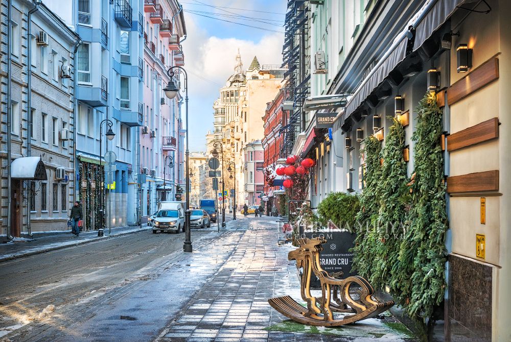 Малая Бронная улица в Москве