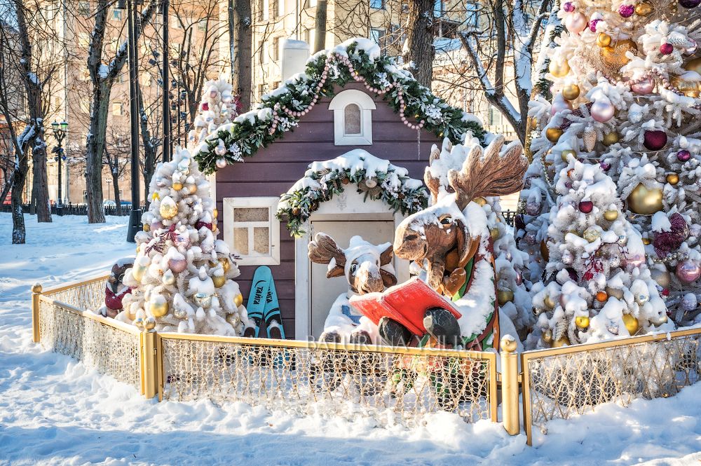 Домики на Тверском бульваре