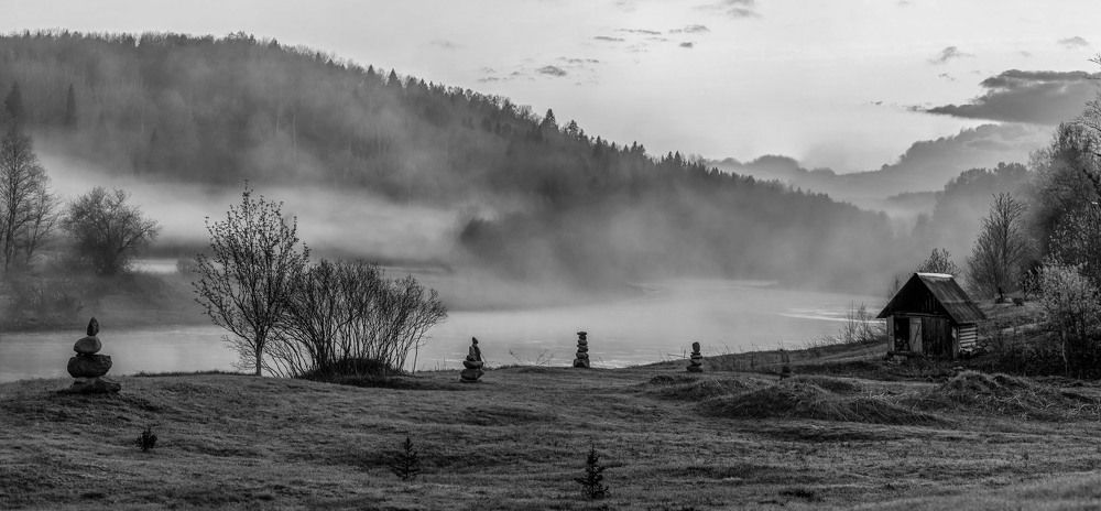 Black & White Landscape (almost)