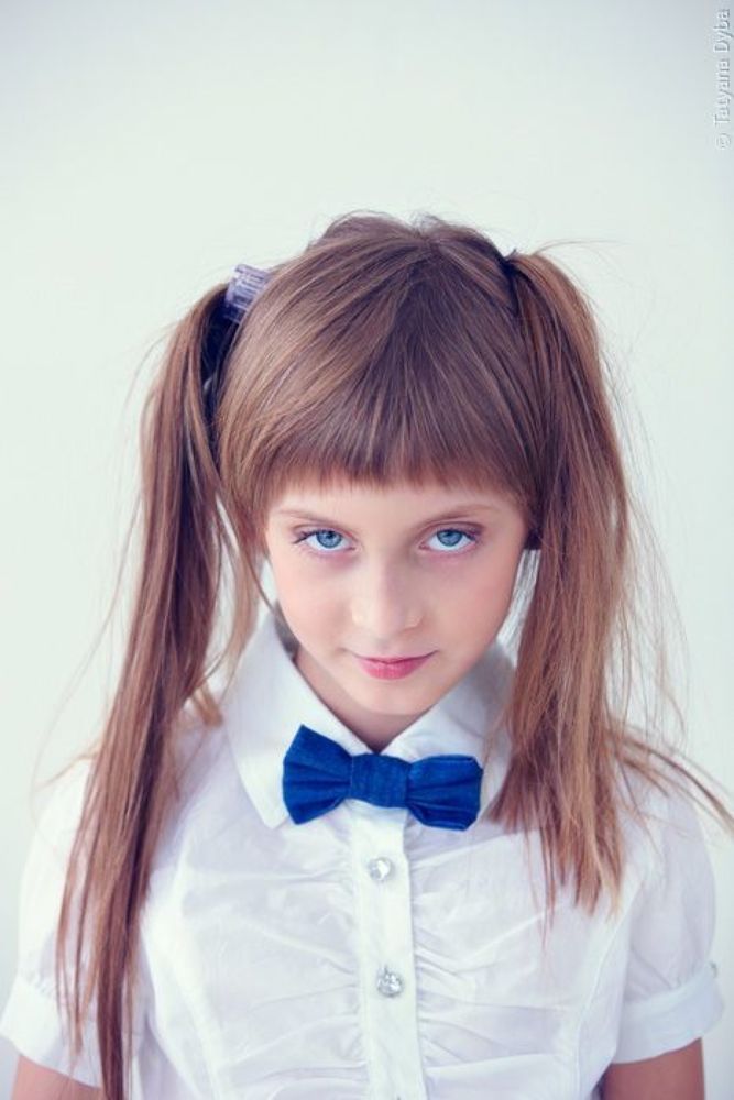 Blue bow-tie