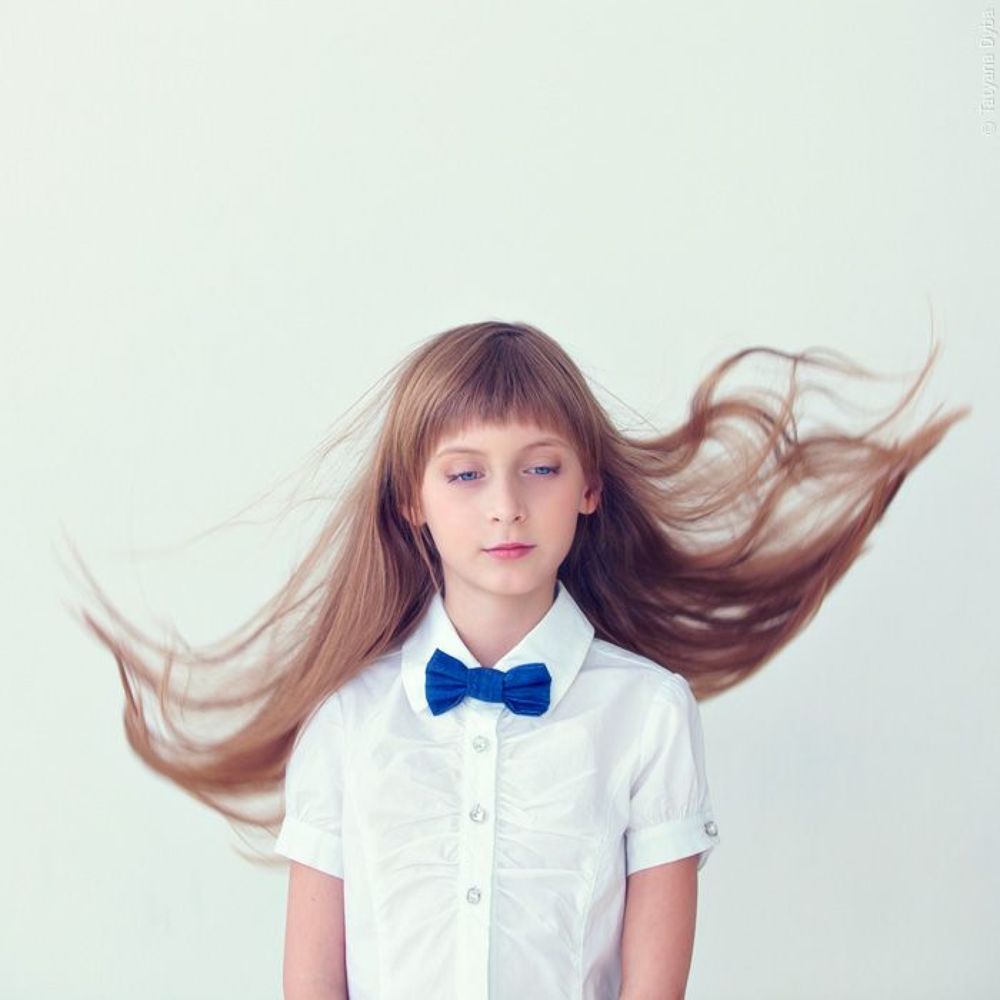 Blue bow-tie