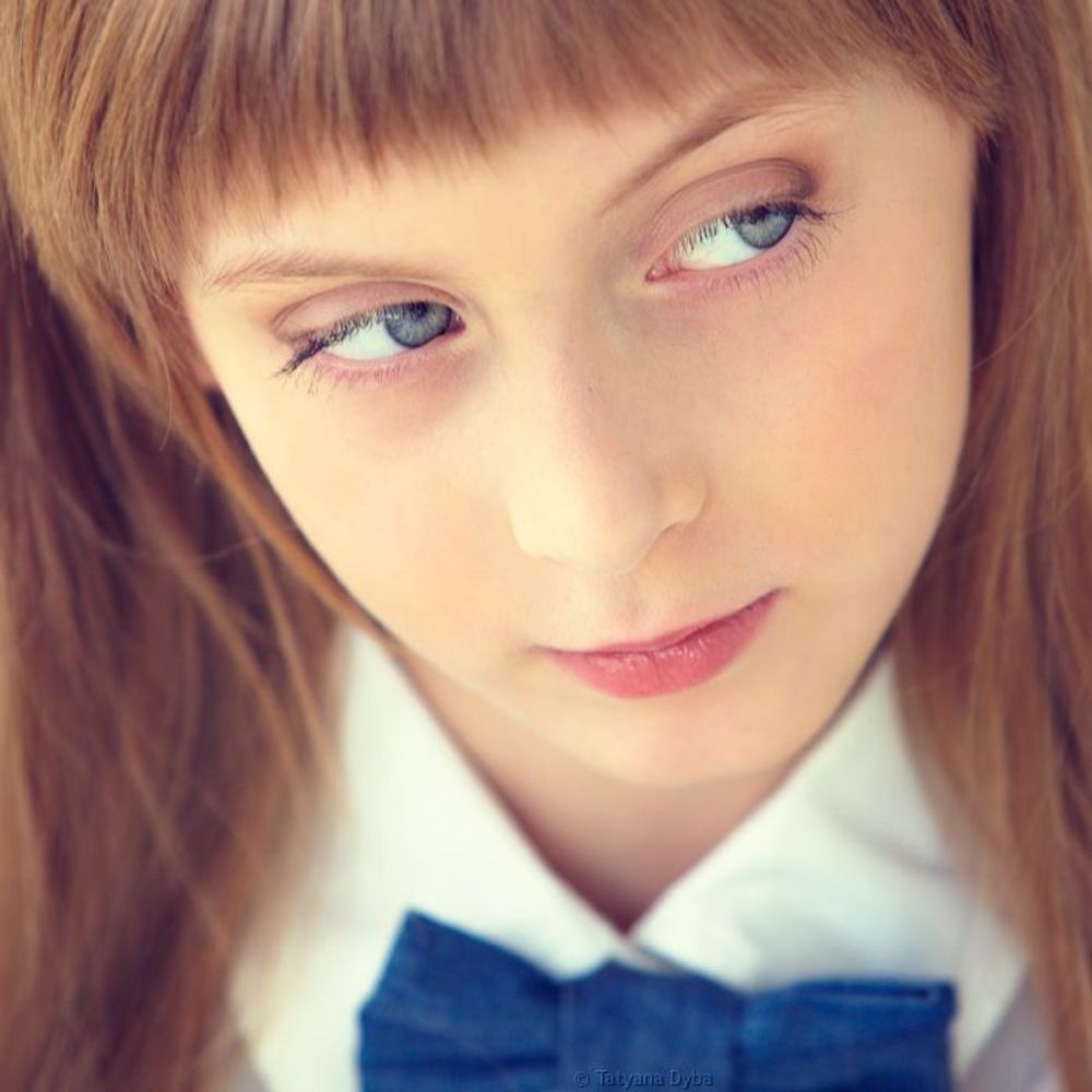 Blue bow-tie