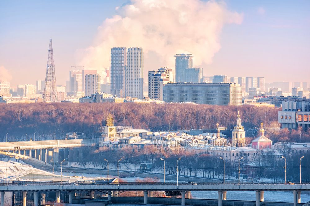 Вид на Москву с Воробьевых гор