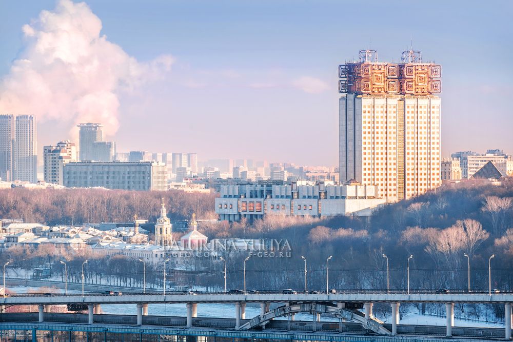 Вид на Москву с Воробьевых гор