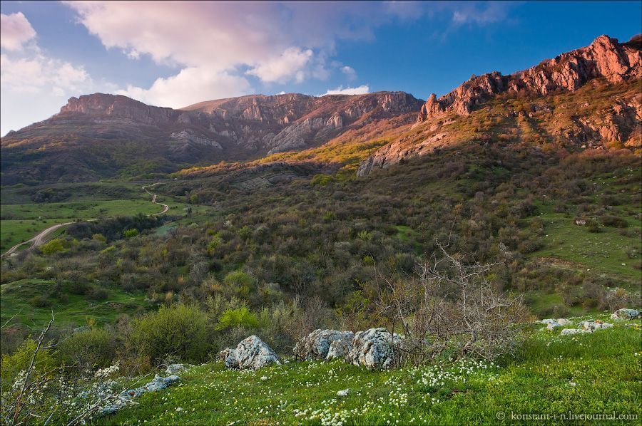 Sunset in the Valley of Ghosts