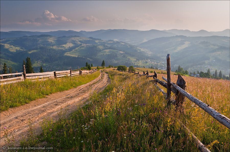 Road through the mountains