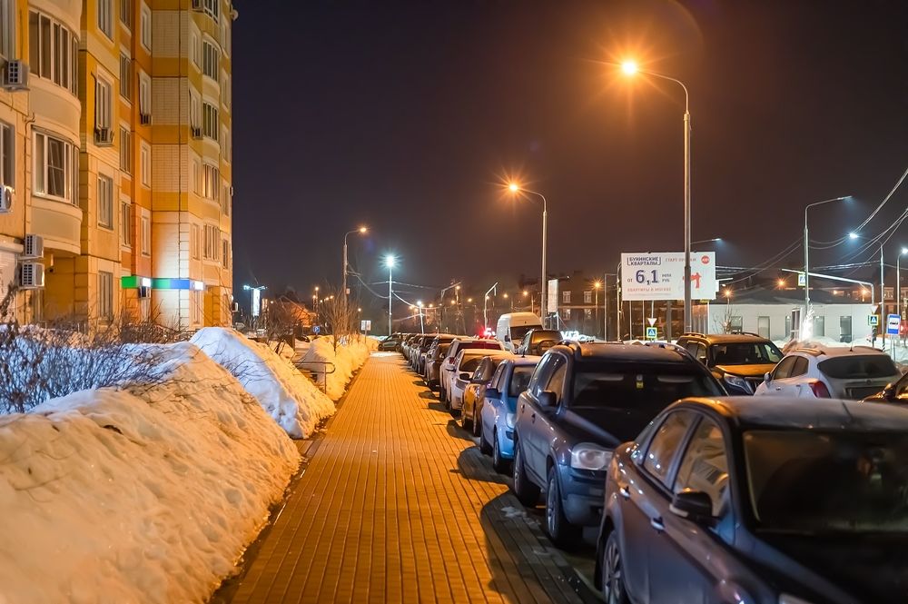 Улицы ночного города