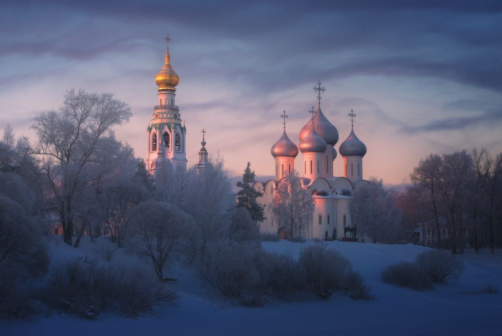 Вологда. Зимнее утро.