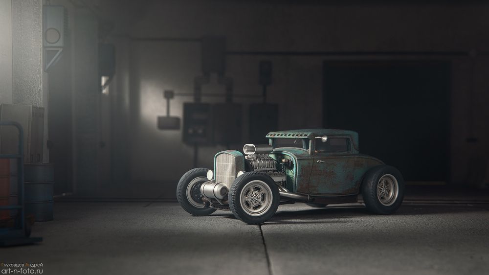 30s Ford coupe hot rod
