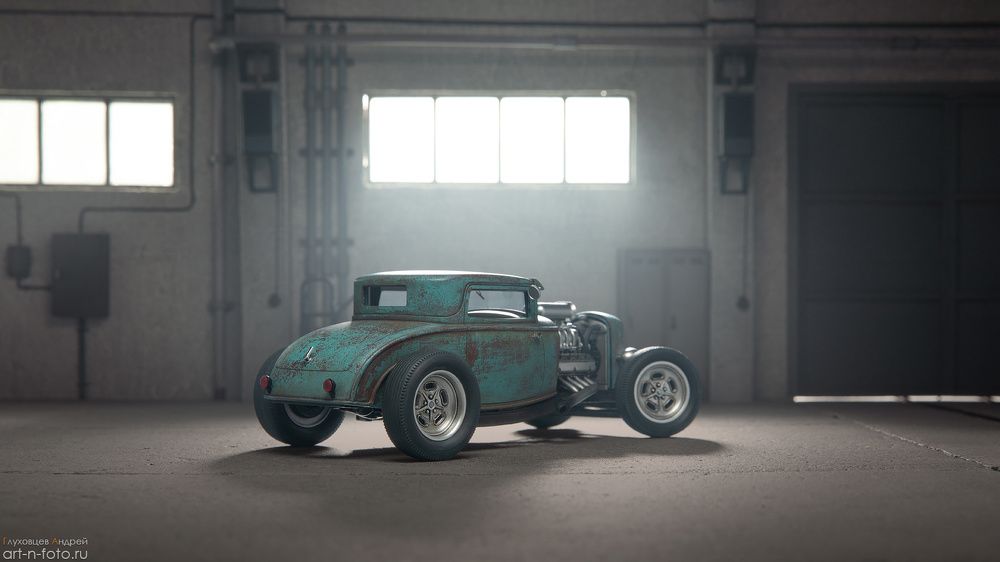 30s Ford coupe hot rod