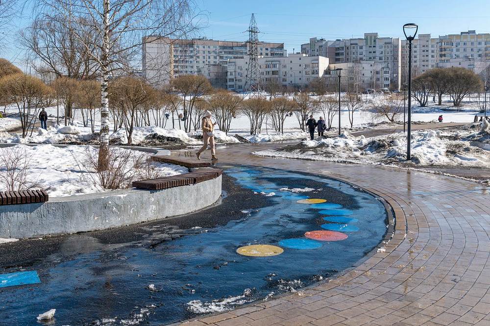 В парке весна