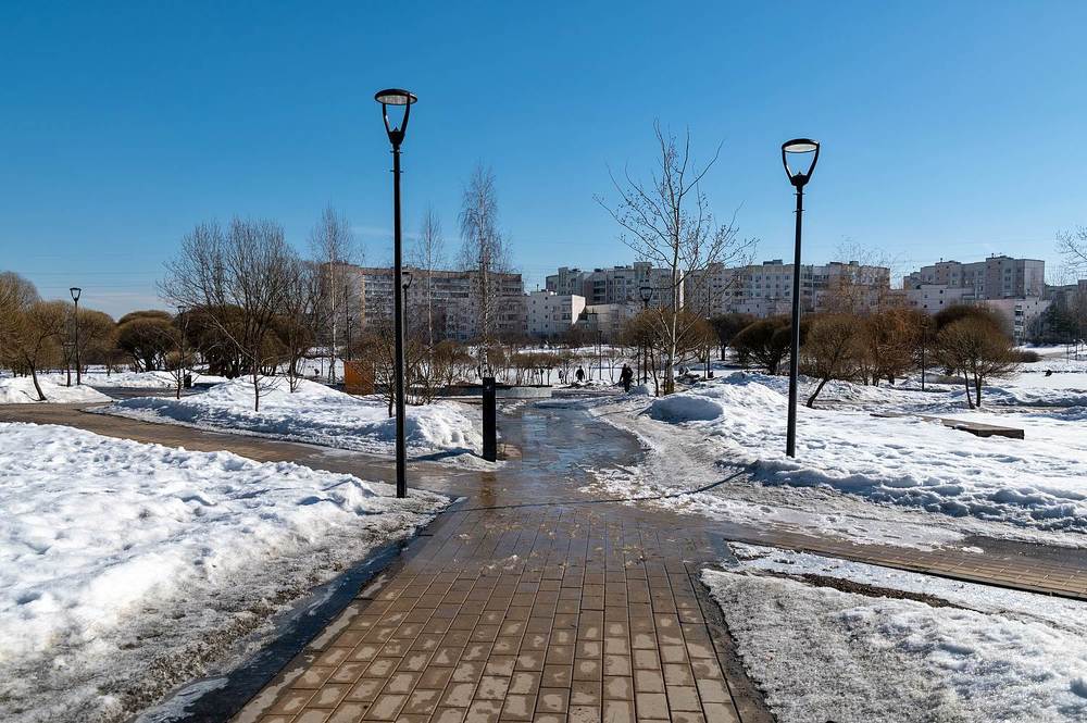 В парке весна