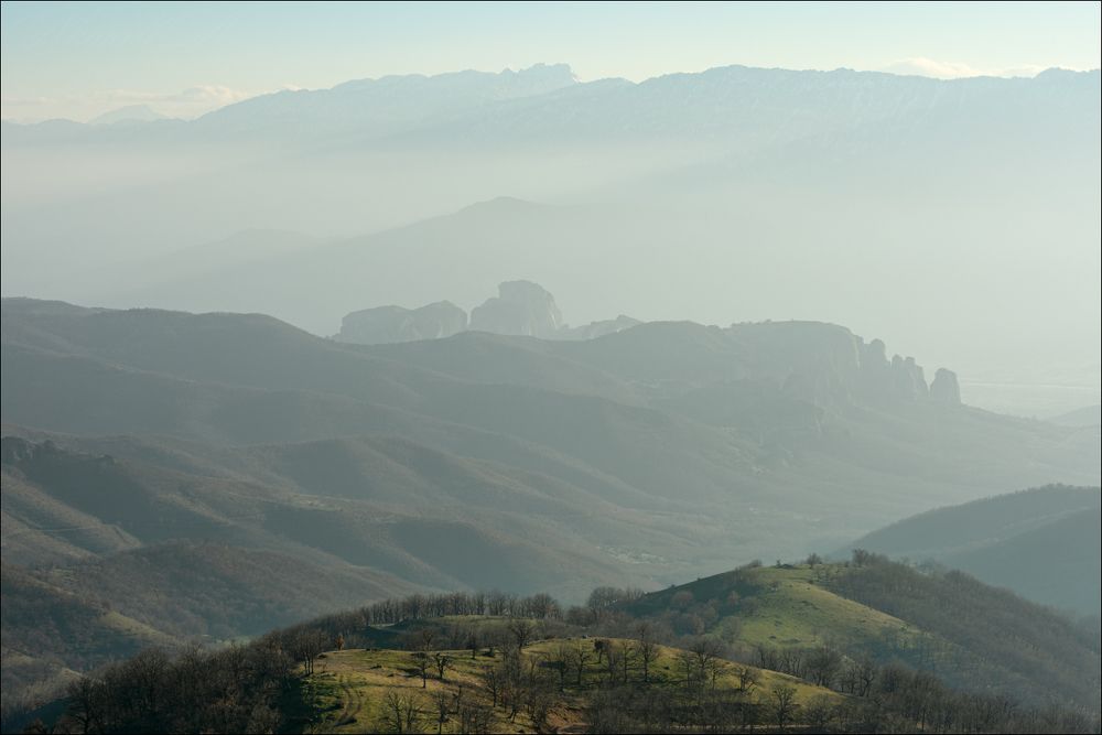 Вид на долину с Метеорами