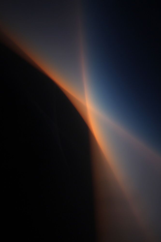 Playing with colorful line of sky