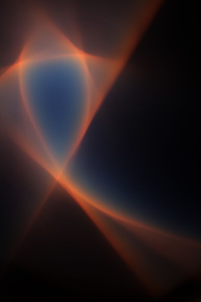 Playing with colorful line of sky