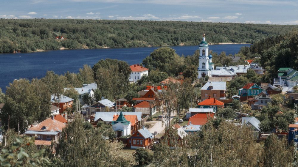 Знойный полдень над Плёсом