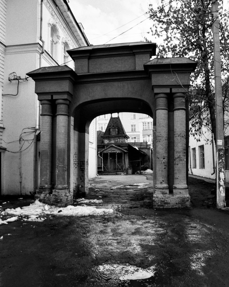 Деревянная Рязань. Флигель усадьбы купца Павла Лебедева, главный дом сгорел, а флигель пока стоит.