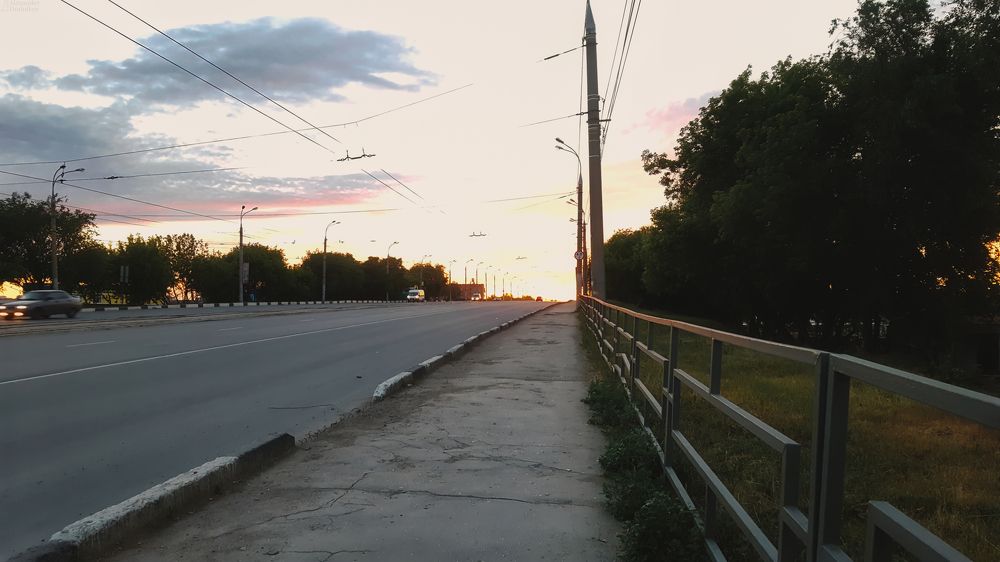 На улицах волжского города