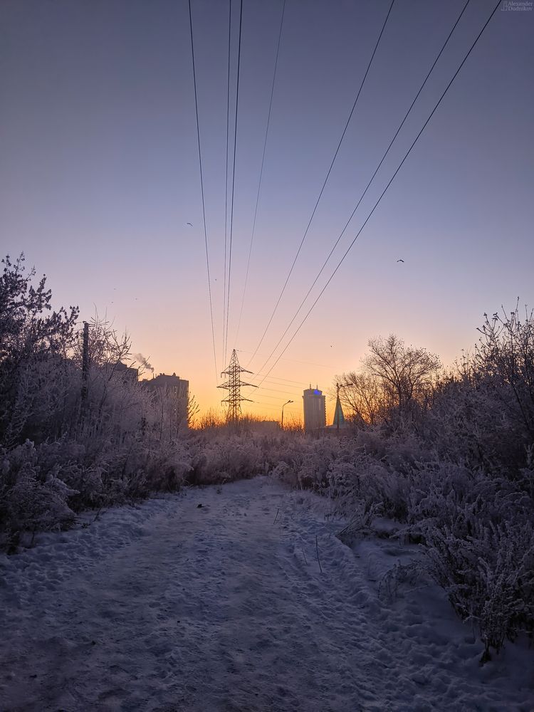 На улицах волжского города