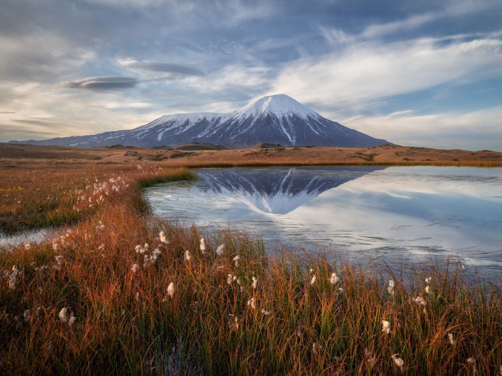 Вулканы Камчатки.