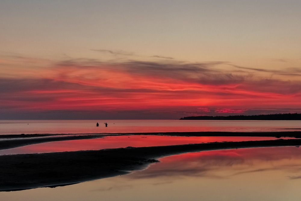 Sunset beach. Прогулка на залив