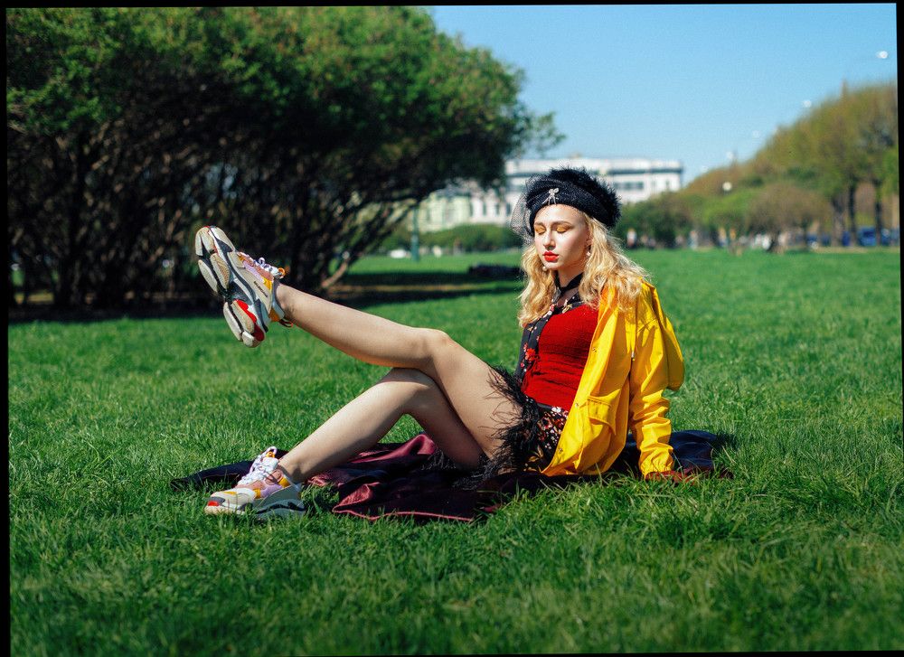 Съемка для бренда BALENCIAGA
