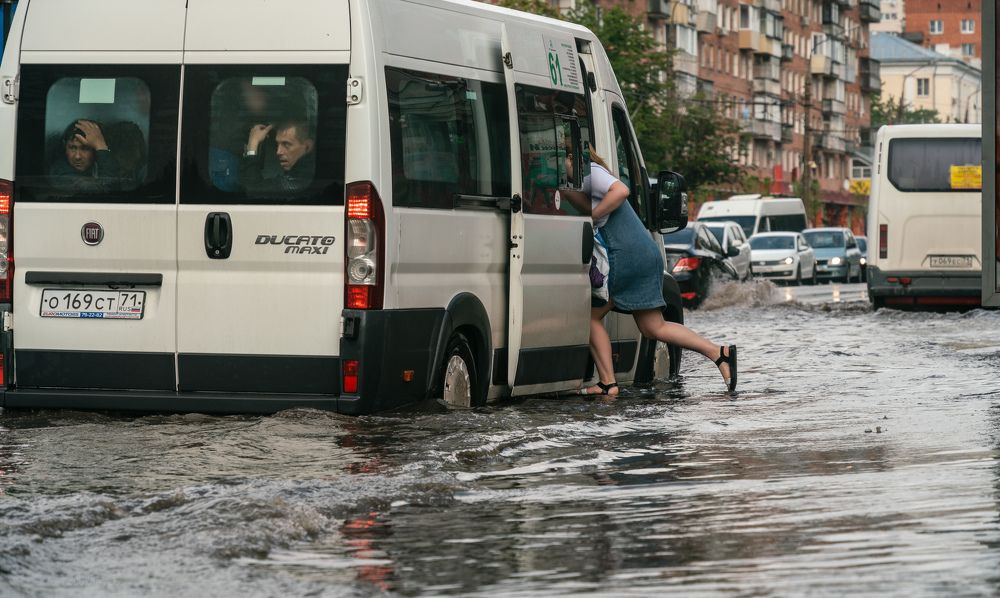 Как Тулу затопило