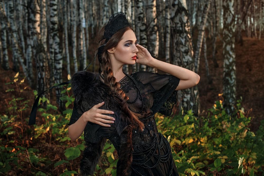 Girl in kokoshnik