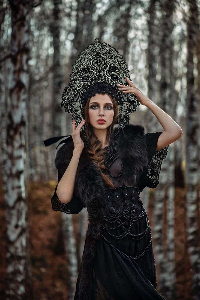 Girl in kokoshnik