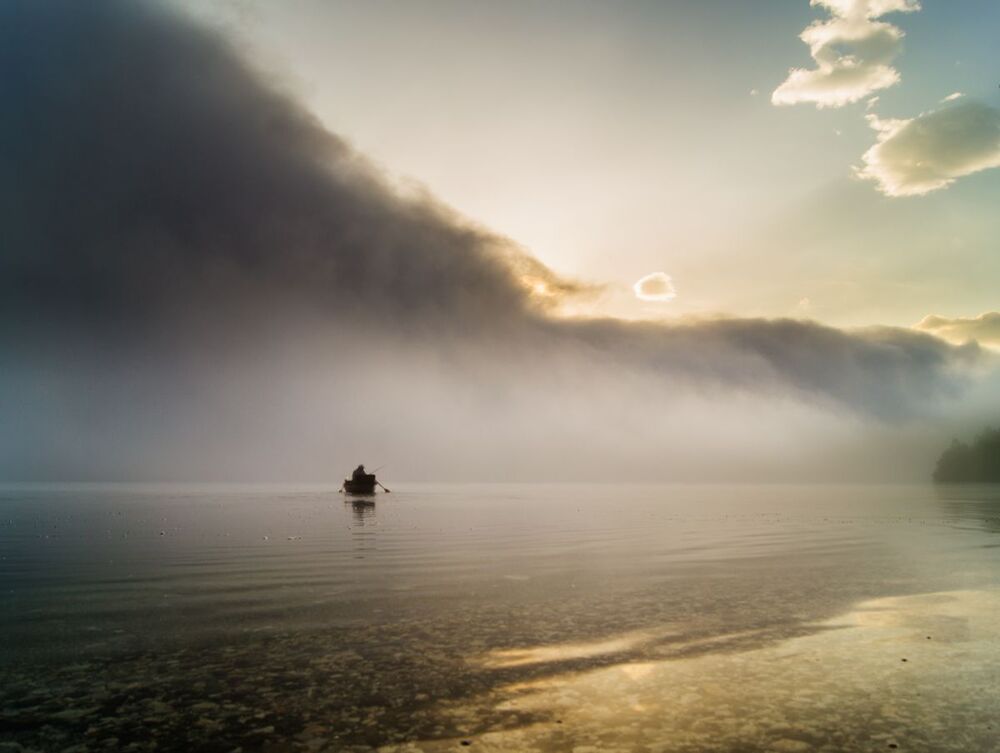 Fishing in the fog