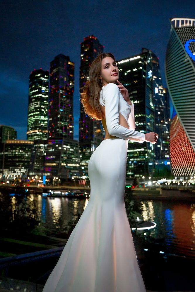 Фотосет на фоне Москва-Сити
