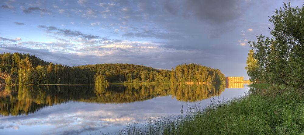 Вуокса на закате :) 