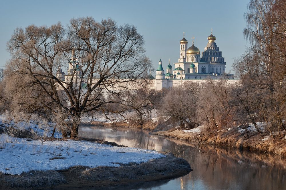 Морозное утро в конце марта