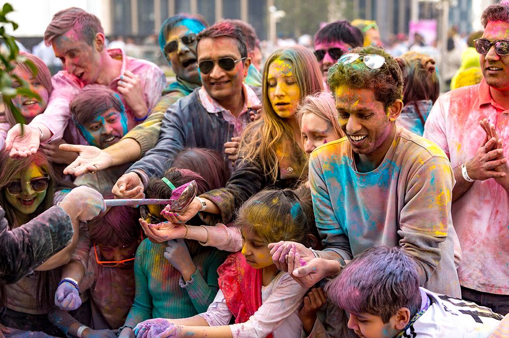 Holi festival in Shanghai