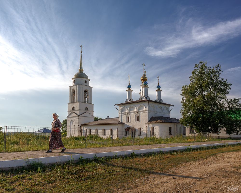 Лихвинский Покровский Добрый мужской монастырь. Тульская область.