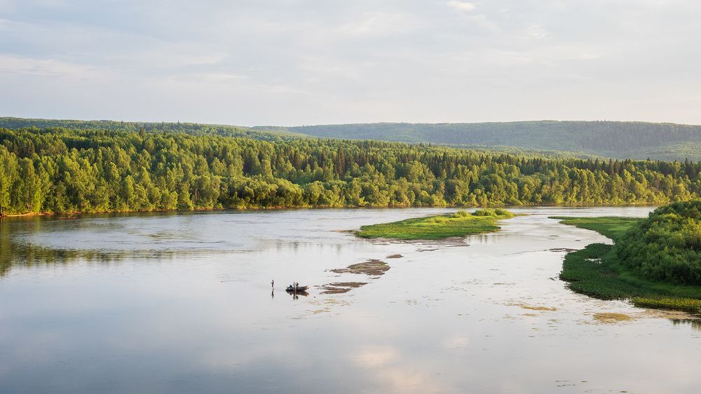 Урочище говорливое на закате