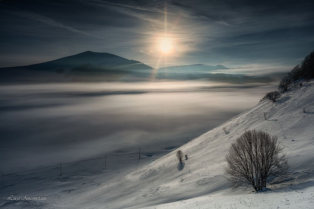 Sunrise at Sibillini nat park