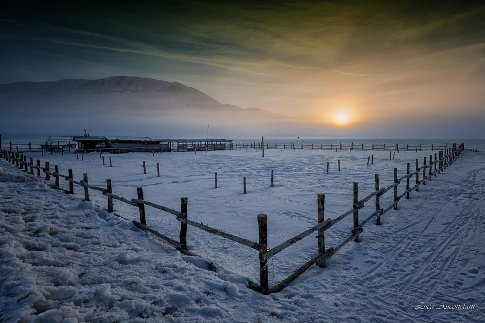 Sunrise at Sibillini nat park
