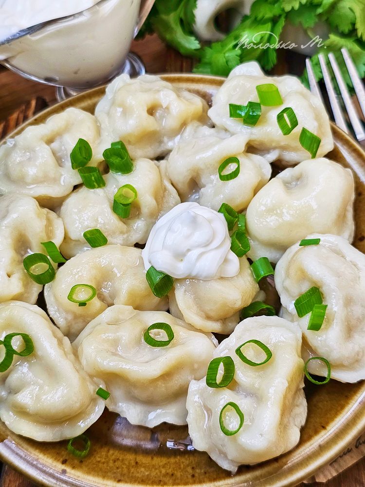 Пельмешки со сметаной